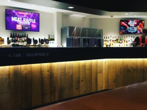 Club Bar screens